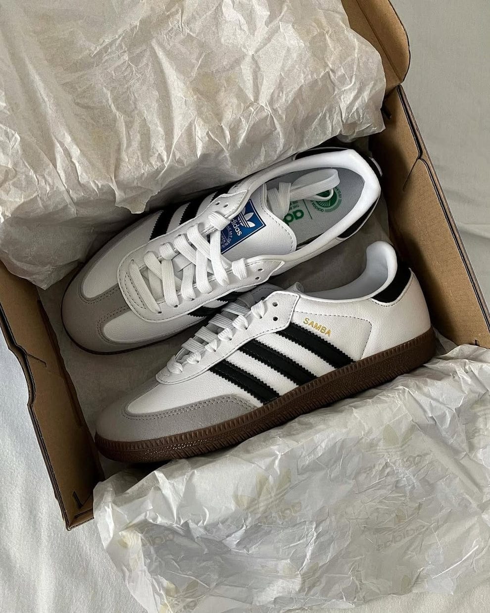 Adidas Samba Og Cloud White Black (Semi UA)