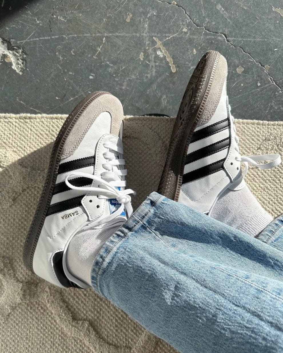 Adidas Samba Og Cloud White Black (Semi UA)