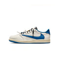 Travis Scott x Fragment Design Air Jordan 1 Retro Low OG SP 'Sail Military Blue' (UA)