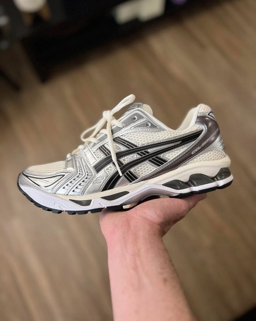 Asics Gel Kayano 14 'Cream Black Metallic Plum'