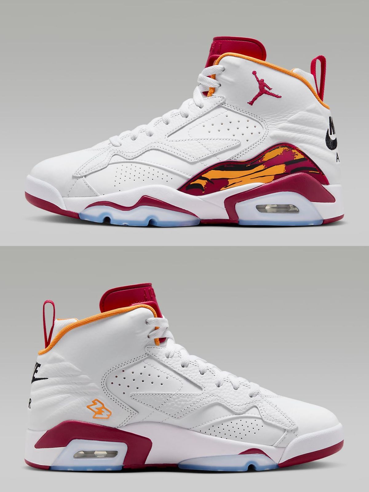 AIR JORDANS RETRO 6 JUMPMAN MVP "WHITE RED"