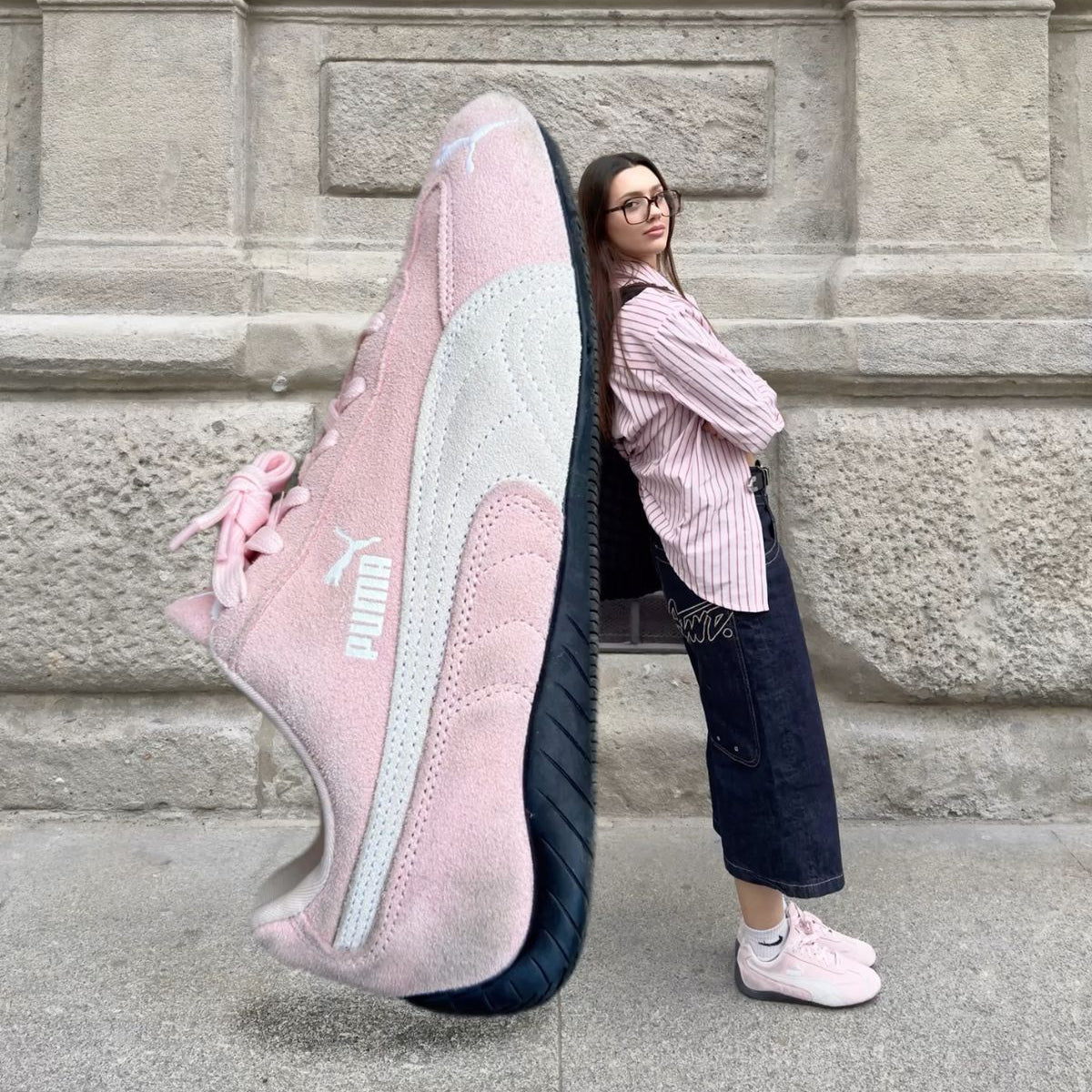 PUMA SPEEDCAT "PINK WHITE"