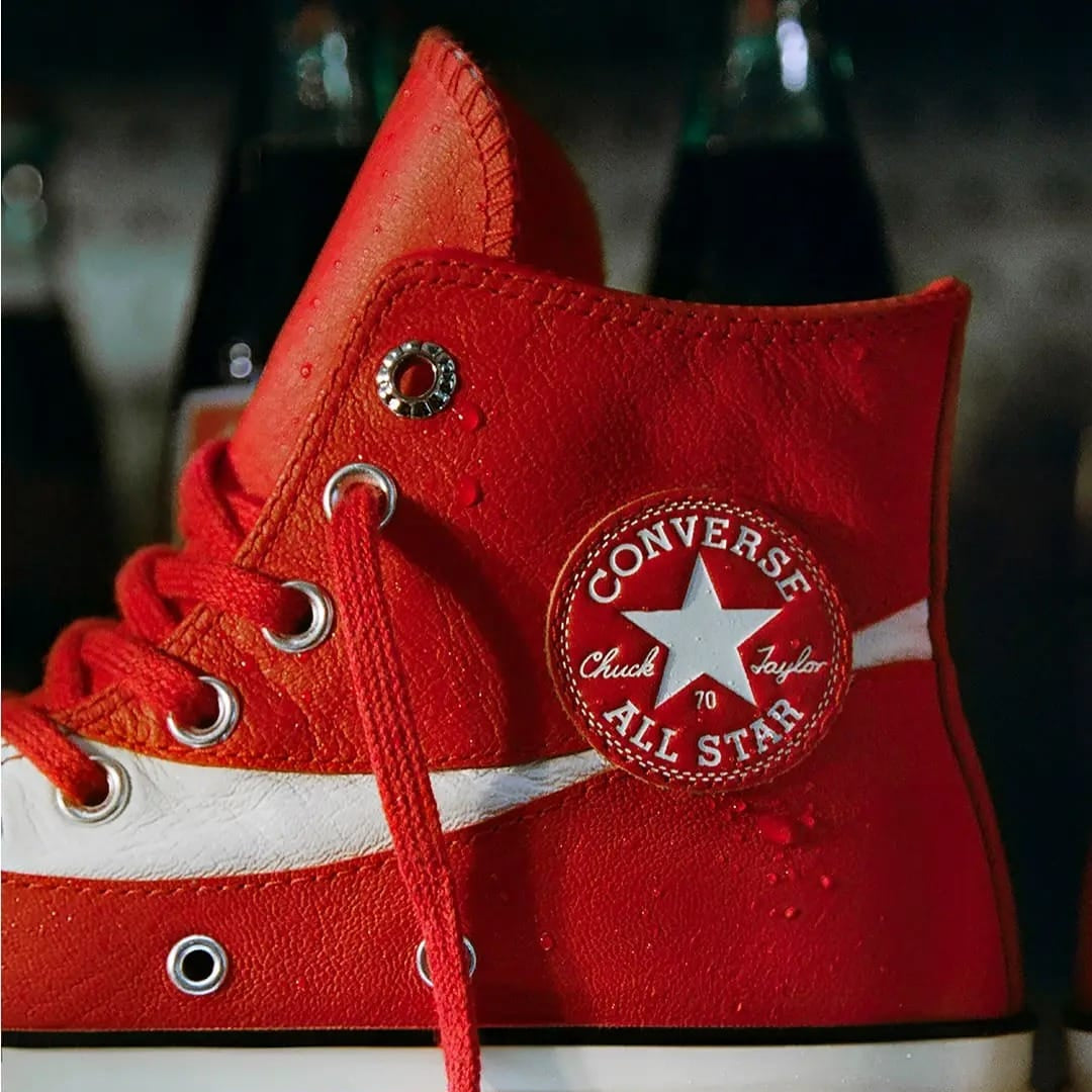 Converse Chuck 70 Hi "Coca- Cola Racing Red Leather"
