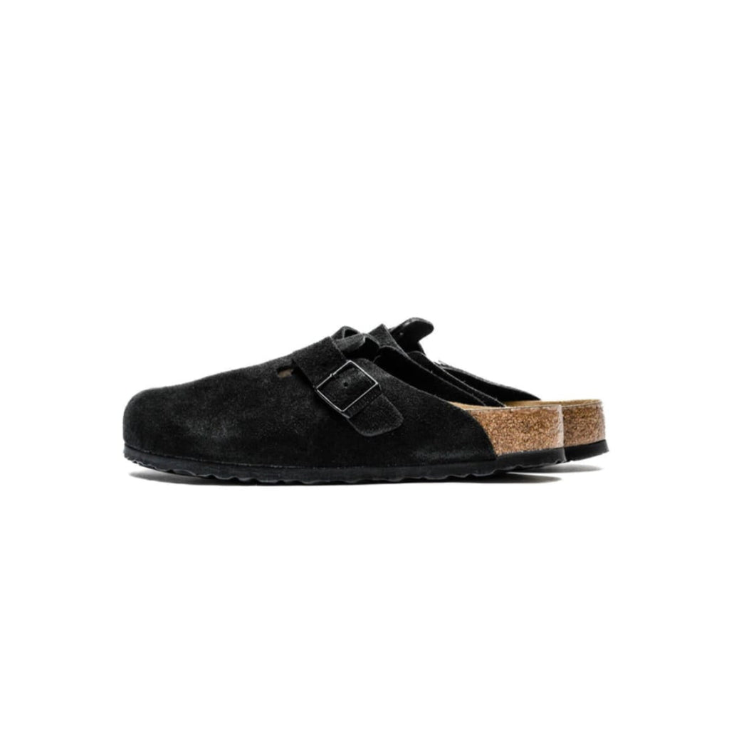Birkenstock Boston Black "OG Leather Quality"