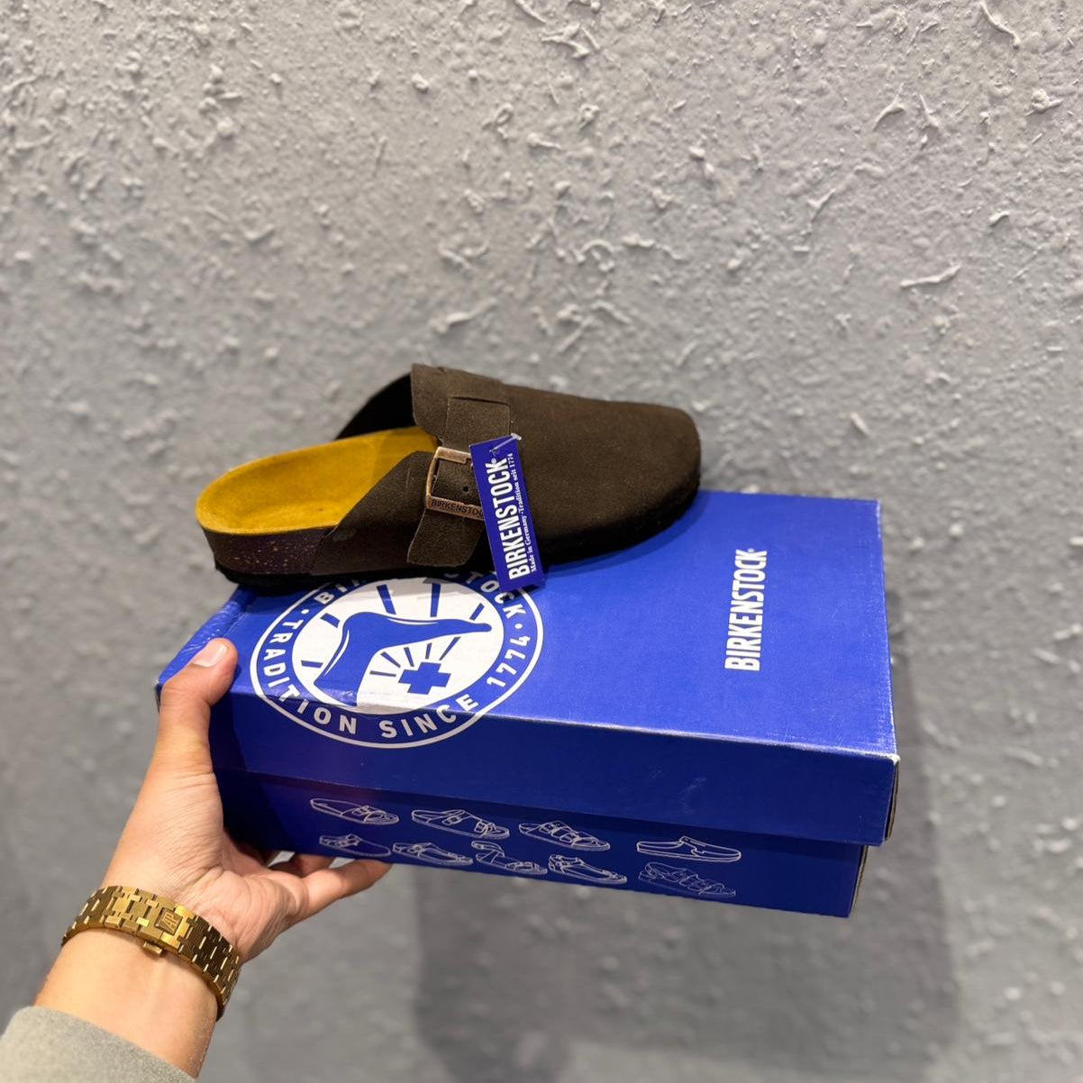 Birkenstock Boston Brown "OG Leather Quality"