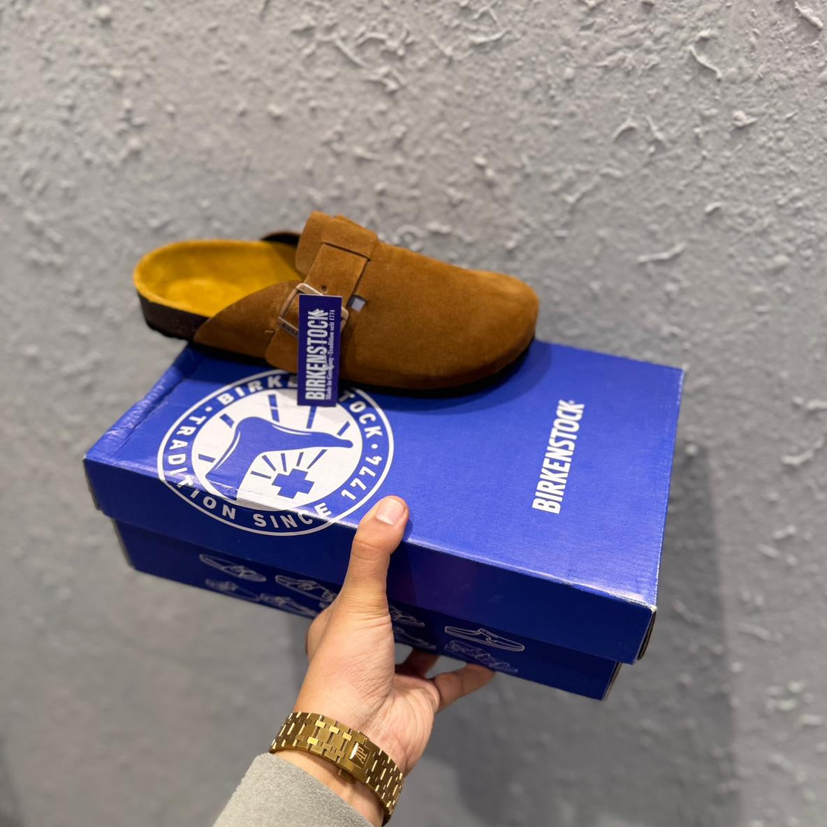 Birkenstock Boston Coffee "OG Leather Quality"