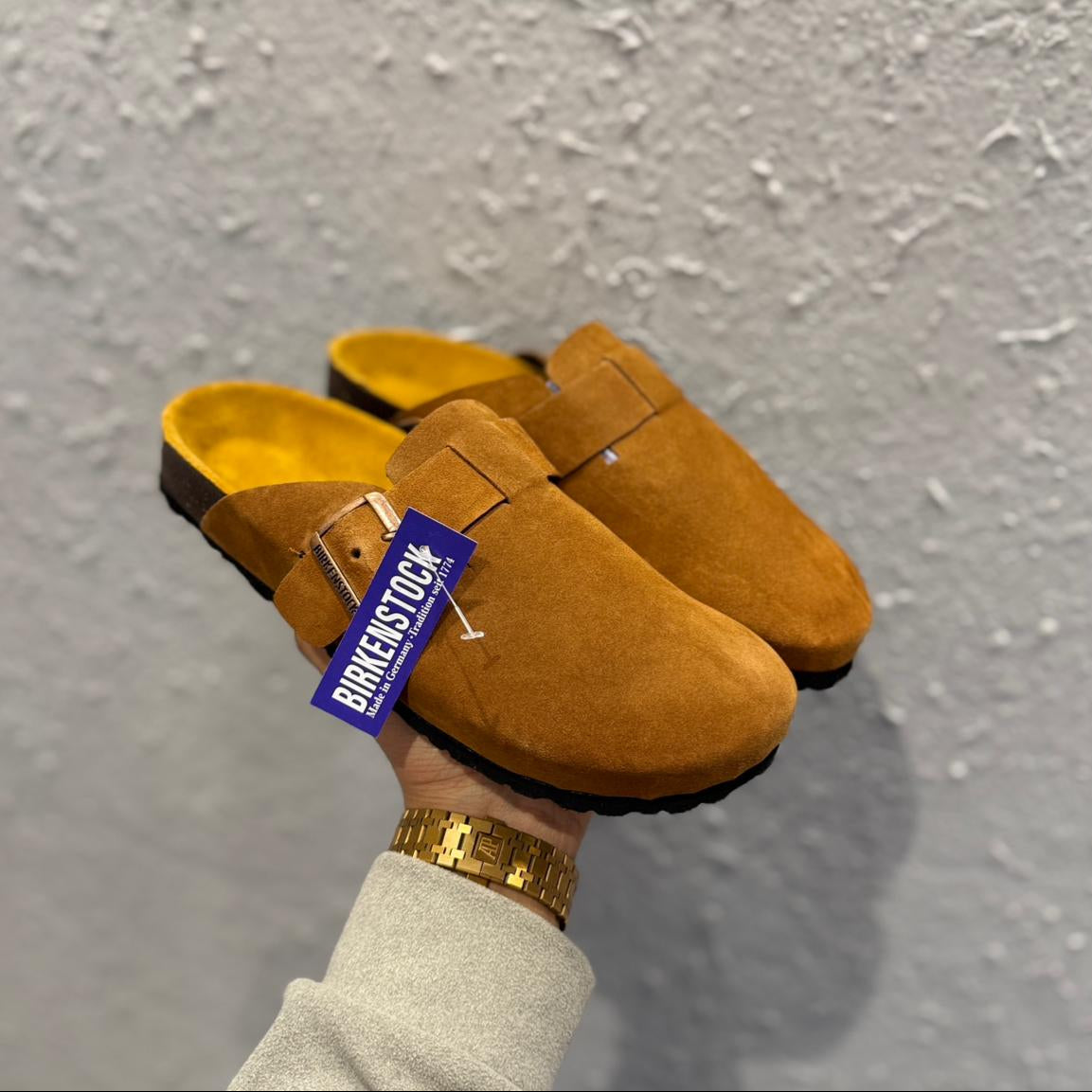 Birkenstock Boston Coffee "OG Leather Quality"