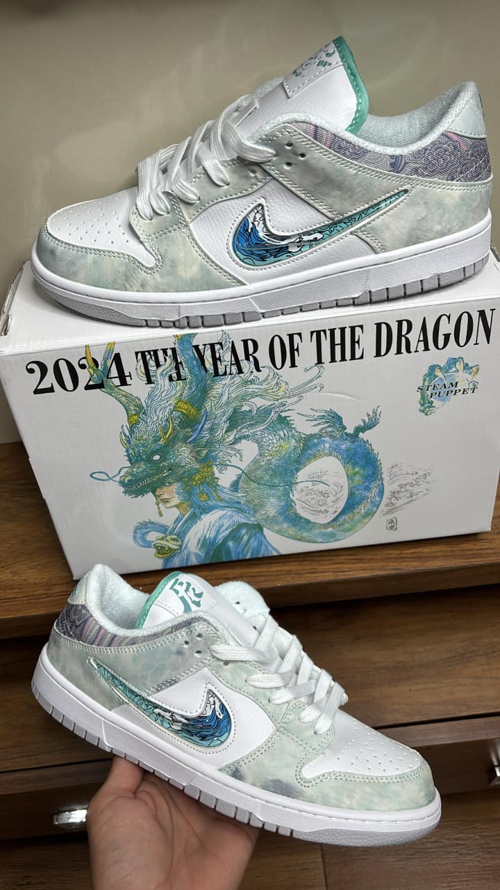 Nike Sb Dunk Low Year Of The Dragon "Steam Puppet"