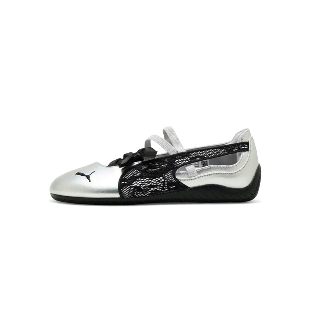 PUMA SPEEDCAT BALLET LACE "SILVER AND BLACK"